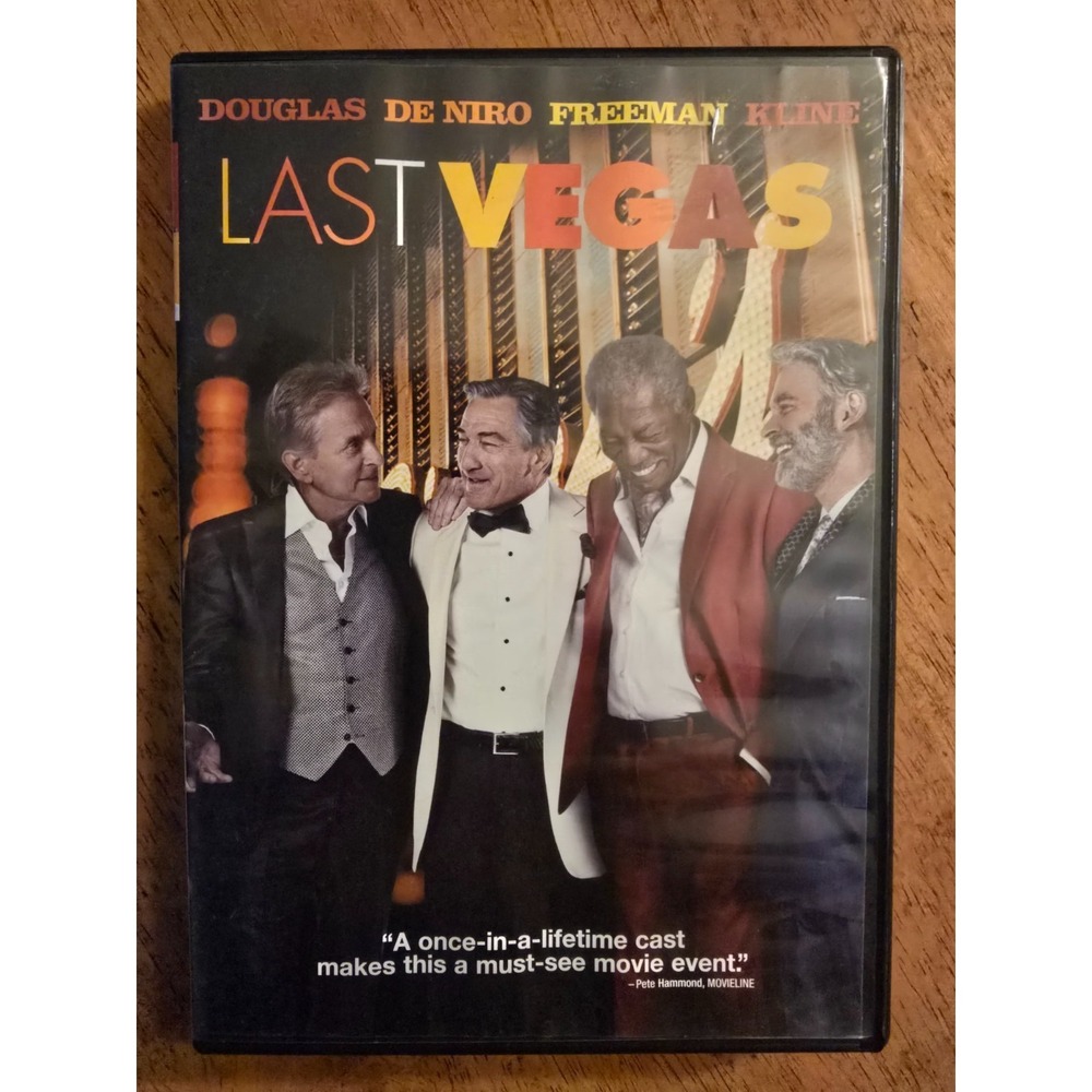 Last Vegas (DVD, 2013), Douglas, DeNiro,‎ Freeman, Kline, Excellent Condition